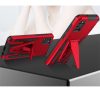 Xiaomi Poco X3, műanyag hátlap védőtok szilikon belső, piros