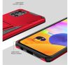 Samsung Galaxy Note 20 / 20 5G SM-N980 / N981, műanyag hátlap védőtok szilikon belső, piros