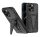 Xiaomi Redmi Note 9 5G, műanyag hátlap védőtok szilikon belső, fekete