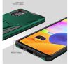 Samsung Galaxy Note 10 / 10 5G SM-N970 / N971, műanyag hátlap védőtok szilikon belső, zöld