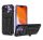 Samsung Galaxy A03 Core SM-A032F, műanyag hátlap védőtok szilikon belső, fekete/lila