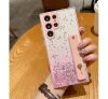 Xiaomi Mi 11 Lite / 11 Lite 5G / 11 Lite 5G NE, szilikon tok, mintás/rózsaszín