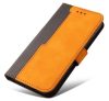 Xiaomi Redmi Note 10 / Note 10S / Poco M5s, oldalra nyíló tok, narancssárga