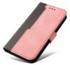 Xiaomi Redmi Note 10 / Note 10S / Poco M5s, oldalra nyíló tok, rózsaszín