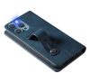 Samsung Galaxy A02s / M02s SM-A025F / M025F, oldalra nyíló tok, kék