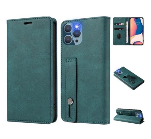 Samsung Galaxy Xcover 6 Pro SM-G736B, oldalra nyíló tok, zöld