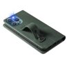 Realme 9i / Oppo A36 / A76 / A96 4G, oldalra nyíló tok, sötétzöld