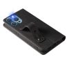 Realme C35 / Narzo 50A Prime, oldalra nyíló tok, fekete