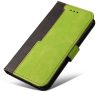 Huawei P60 / P60 Pro, oldalra nyíló tok, zöld
