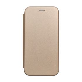   Forcell Elegance oldalra nyíló hátlap tok Samsung S24 arany