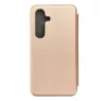 Forcell Elegance oldalra nyíló hátlap tok Samsung S24 arany