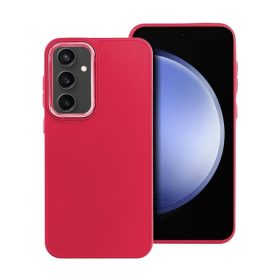   Frame Samsung Galaxy S23 FE közepesen ütésálló tok kameravédő kerettel, magenta