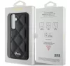 Guess Quilted Metal Logo Samsung GalaxyS23 FE tok, fekete