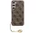 Guess 4G Charms Samsung Galaxy S24 szilikon tok, barna