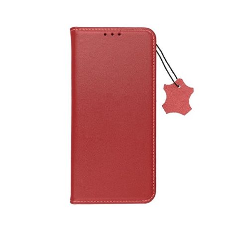 Smart Pro bőr flip tok Xiaomi Redmi Note 13 4G , bordó