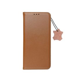 Smart Pro bőr flip tok Xiaomi Redmi Note 13 5G, barna