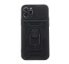 Defender Slide iPhone 12 / 12 Pro ütésálló tok, fekete