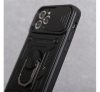 Defender Slide iPhone 15 Pro Max ütésálló tok, fekete