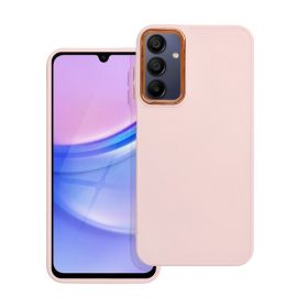   Frame Samsung Galaxy A15 5G közepesen ütésálló tok kameravédő kerettel, rózsaszín