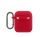Lacoste Glossy Printing Logo AirPods 1/2 szilikon tok, piros