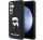 Karl Lagerfeld 3D Rubber Ikonik Samsung Galaxy S24 tok, fekete
