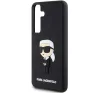 Karl Lagerfeld 3D Rubber Ikonik Samsung Galaxy S24 tok, fekete