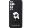 Karl Lagerfeld 3D Rubber Ikonik Samsung Galaxy S24 tok, fekete