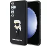 Karl Lagerfeld 3D Rubber Ikonik Samsung Galaxy S24+ tok, fekete