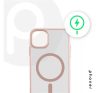 Phoner Apple iPhone 14 Pro Hybrid Mag MagSafe kemény hátlap tok, rózsaszín