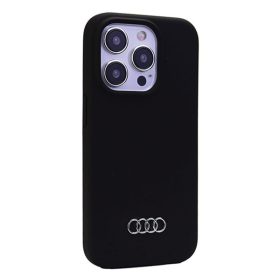 Audi Apple iPhone 15 Pro Max szilikon tok, fekete