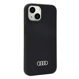 Audi Apple iPhone 13 / 14 / 15 szilikon tok, sötétszürke