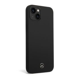 Mercedes Liquid Apple iPhone 14 Plus szilikon tok, fekete
