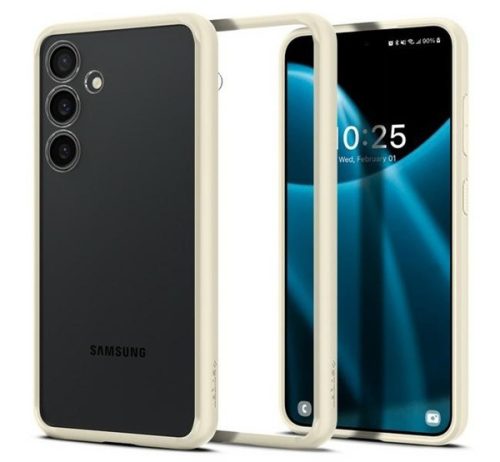Spigen Ultra Hybrid Mute Samsung Galaxy S24 tok, átlátszó / bézs