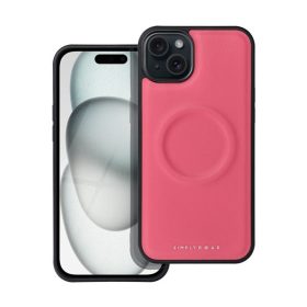   Roar Morning Magsafe Apple iPhone  15 Plus  eco bőr tok, rózsaszín