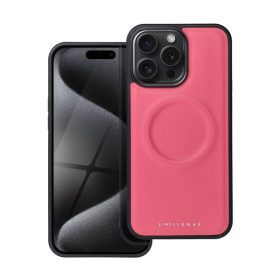   Roar Morning Magsafe Apple iPhone  15 Pro Max  eco bőr tok, rózsaszín