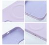 Roar Leather Magsafe iPhone 15 Plus eco bőr tok, lila