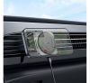 Hoco HW15 mágneses wireless autós tartó szellőzőrácsba, fekete / szürke