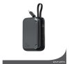 4smarts Pocket külső akkumulátor USB-C kábellel, 10000mAh, 30W, szürke