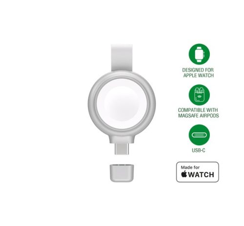 4smarts Apple Watch MFi wireless gyorstöltő, ezüst