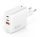 4smarts GaN Flex töltő adapter 2xUSB-C + 1 USB-A, 65W, fehér