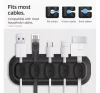 Spigen LD101 mágneses kábel tartó, fekete