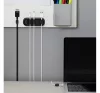 Spigen LD101 mágneses kábel tartó, fekete