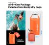 Spigen Aqua Shield univerzális vízálló táska, narancssárga A630