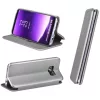 Huawei P Smart (2020), Oldalra nyíló tok, stand, Forcell Elegance, szürke