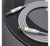 Hoco UPA19 3.5mm audio - Jack 3,5mm AUX kábel, 2m, ezüst
