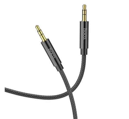 Hoco UPA19 3.5mm audio - Jack 3,5mm AUX kábel 1m, fekete