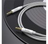Hoco UPA19 3.5mm audio - Jack 3,5mm AUX kábel 1m, ezüst