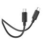 Hoco X88 Gratified USB-C / USB-C töltő- és adatkábel, 60W, 1m, fekete