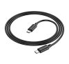 Hoco X88 Gratified USB-C / USB-C töltő- és adatkábel, 60W, 1m, fekete