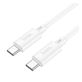   Hoco X88 Gratified USB-C / USB-C töltő- és adatkábel, 60W, 1m, fehér